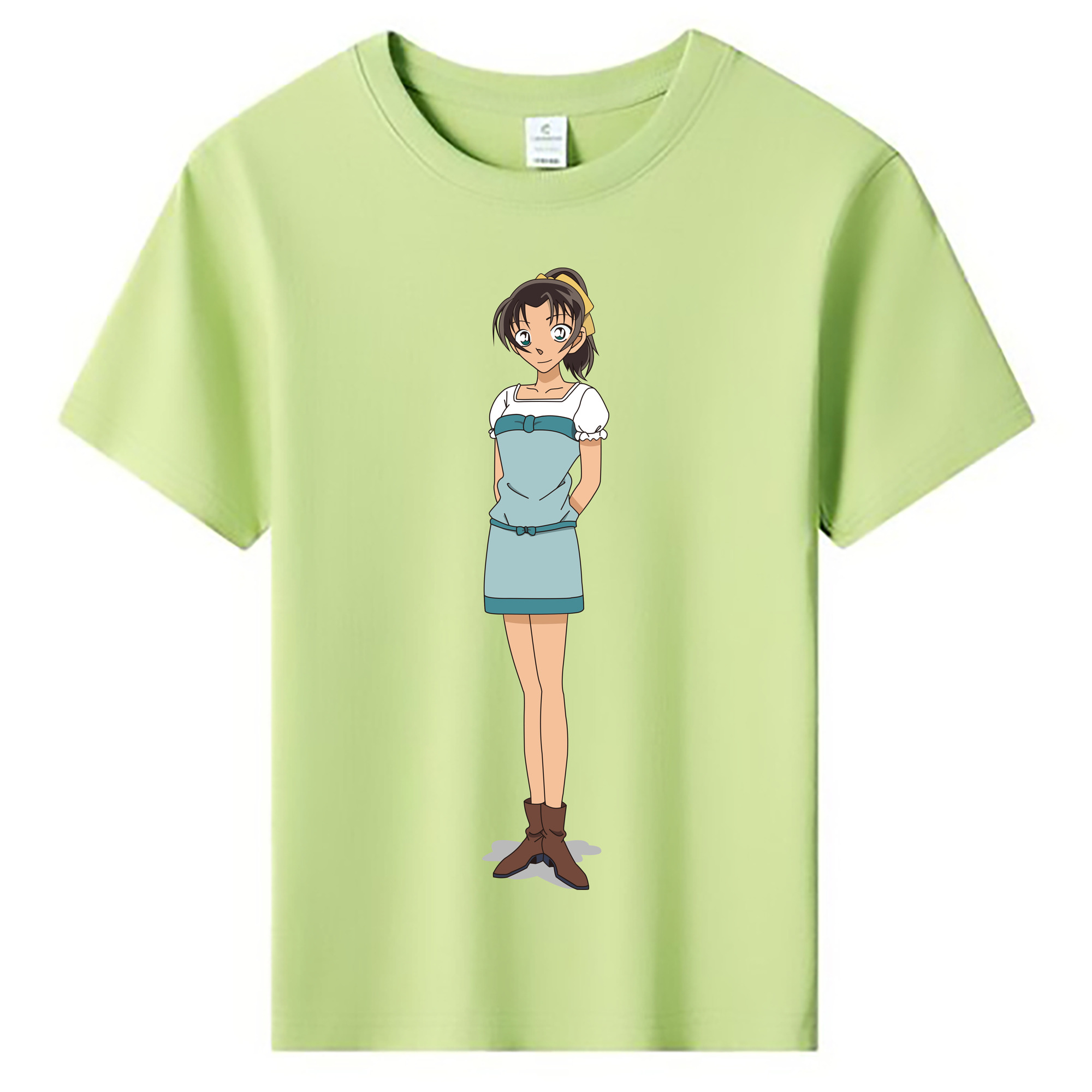（画像用） 名探偵コナン Detective Conan 綿100％キッズTシャツ（フロントプリント）